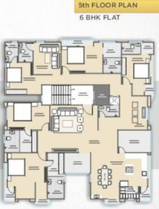 Panjwani Golden Icon Phase 1 Golden Icon Cluster Plan for 5th Floor 1