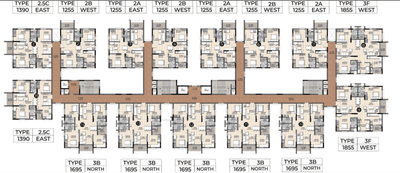 Project Image of 1255 Sq.ft 2 BHK Apartment / Flat for sale in Nallagandla for Rs. 12800000