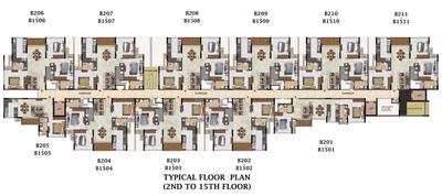 Project Image of 1503.0 - 1511.0 Sq.ft 3 BHK Apartment for buy in Casagrand Highclere