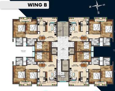 Project Image of 1527.56 - 1578.05 Sq.ft 3 BHK Apartment for buy in S S Shree Balajee Heights