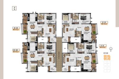Project Image of 1127.0 - 1203.0 Sq.ft 2 BHK Apartment for buy in Vivya Apartment