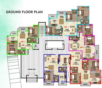 Project Image of 1080.0 - 1425.0 Sq.ft 2 BHK Apartment for buy in S L V Royal Orchid