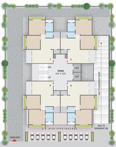 Project Image of 0.0 - 614.0 Sq.ft 2 BHK Apartment for buy in Siddhi Sikshapatri Avenue