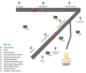 Project Image of 990.0 - 1025.0 Sq.ft 2 BHK Apartment for buy in Samudra Heights
