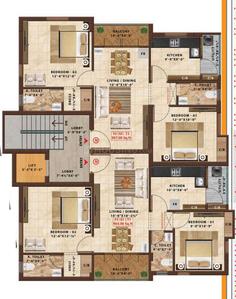 Project Image of 818.0 - 1108.0 Sq.ft 2 BHK Apartment for buy in VGK Ayana Aarna Aahana