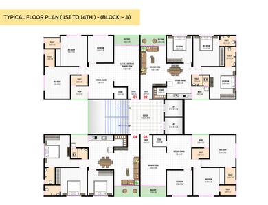 Project Image of 1845 Sq.ft 3 BHK Apartment / Flat for sale in Zundal for Rs. 6800000