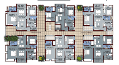 Project Image of 858.0 - 3200.0 Sq.ft 2 BHK Apartment for buy in Vishwasri Oak Park 