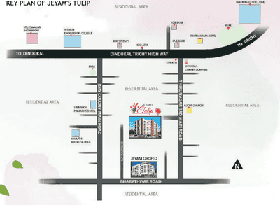 Project Image of 804.0 - 1240.0 Sq.ft 2 BHK Apartment for buy in Jeyam Tulip