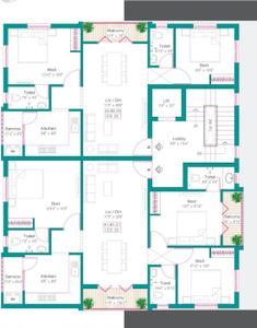 Project Image of 976.0 - 1342.0 Sq.ft 2 BHK Apartment for buy in Kalai Harshidha
