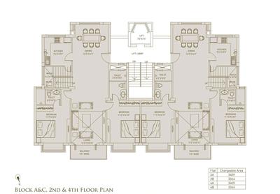 Project Image of 1674.0 - 3461.0 Sq.ft 3 BHK Apartment for buy in Utkal Villas