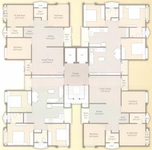 Project Image of 1350.0 - 1450.0 Sq.ft 3 BHK Apartment for buy in Mangalmurti Vinayak Heights