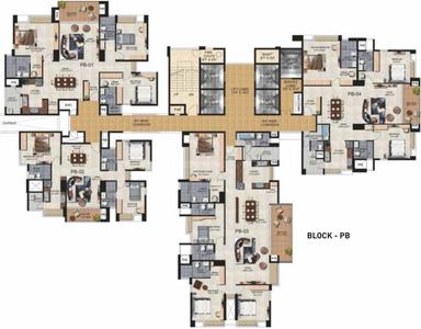Project Image of 2310.0 - 7030.0 Sq.ft 3 BHK Apartment for buy in The Presidential Tower
