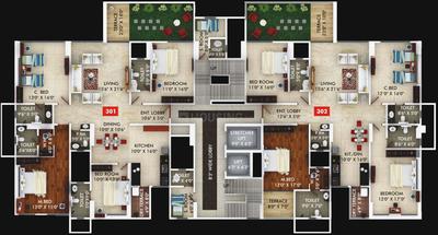 Project Image of 0.0 - 759.0 Sq.ft 2 BHK Apartment for buy in Gagan Unnatii Phase 2