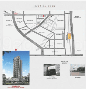 Project Image of 620 Sq.ft 1 BHK Apartment / Flat for sale in Ghansoli for Rs. 11000000