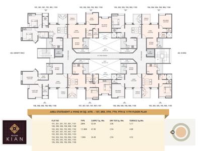 Project Image of 371.14 - 570.92 Sq.ft 1 BHK Apartment for buy in Reelicon Kian