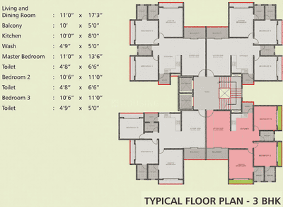 Project Image of 1064.0 - 1557.0 Sq.ft 2 BHK Apartment for buy in Poddar Palm Greens