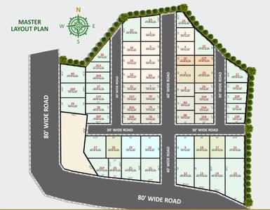 Oxygen Luxury villa plots Master Plan 1
