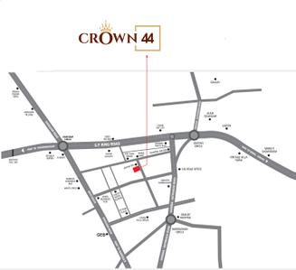 Project Image of 0.0 - 974.35 Sq.ft 3 BHK Apartment for buy in The Golden Crown 44