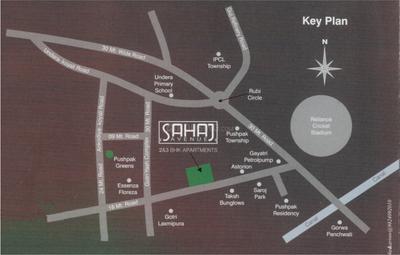 Project Image of 1000.0 - 1275.0 Sq.ft 2 BHK Apartment for buy in Sai Sahaj Avenue Appartment
