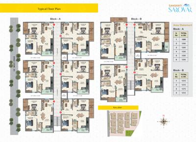Project Image of 1200.0 - 1315.0 Sq.ft 2 BHK Apartment for buy in Sanskriti Sarovar