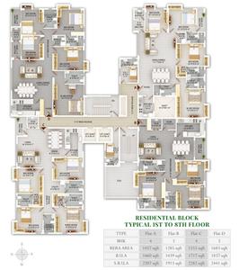 Project Image of 1913.0 - 2441.0 Sq.ft 3 BHK Apartment for buy in Anantam