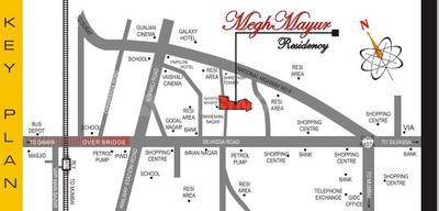 Project Image of 0.0 - 1150.0 Sq.ft 2 BHK Apartment for buy in Megh Mayur Residency