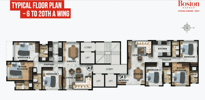 Project Image of 1358 Sq.ft 3 BHK Apartment / Flat for sale in Andheri West for Rs. 26000000