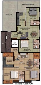 Project Image of 860.0 - 1217.0 Sq.ft 2 BHK Apartment for buy in Sumangali Trinity