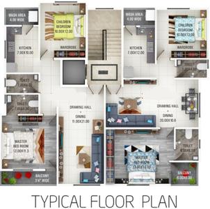 Project Image of 1050.0 - 1087.0 Sq.ft 2 BHK Apartment for buy in Crystal Apartment