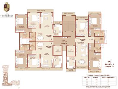 Project Image of 635.0 - 3469.0 Sq.ft 2 BHK Apartment for buy in Safal Trademark
