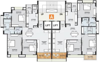 Project Image of 2655 Sq.ft 3 BHK Apartment / Flat for sale in Koteshwar for Rs. 12500000