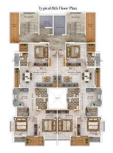 Project Image of 1778.0 - 3660.0 Sq.ft 3 BHK Apartment for buy in Landmarks Orchid Infinity