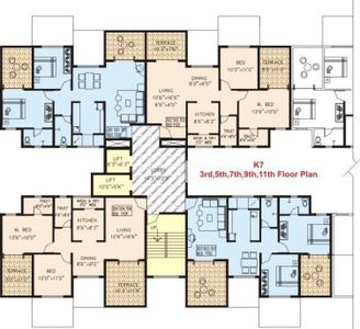 Project Image of 885.0 - 1062.0 Sq.ft 2 BHK Apartment for buy in Kate Puram Phase 2