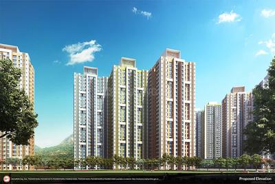 Wadhwa Wise City South Block Phase I Plot RZ8 Building 1 Wing A2 Elevation 1