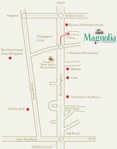 Project Image of 756.27 - 937.06 Sq.ft 2 BHK Apartment for buy in Vakil Magnolia