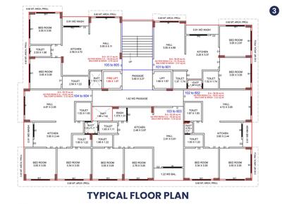 Project Image of 557.36 - 595.14 Sq.ft 2 BHK Apartment for buy in Param Sky