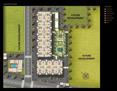 Project Image of 1675.0 - 2334.0 Sq.ft 4 BHK Apartment for buy in Wave UCHDPL Veridia Oakwood Enclave