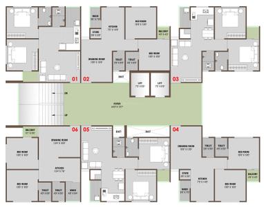 Project Image of 503.97 - 523.02 Sq.ft 2 BHK Apartment for buy in Satkar Green