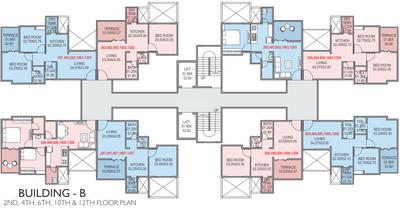 Project Image of 457.0 - 798.0 Sq.ft 1 BHK Apartment for buy in Adhya Radha Krishna