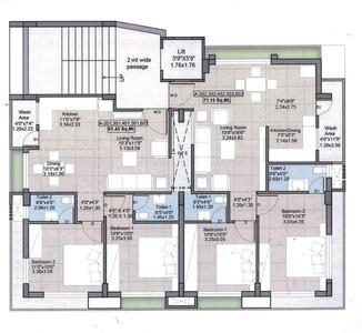 Project Image of 570.0 - 655.0 Sq.ft 2 BHK Apartment for buy in Samruddhi Simandhar Wings 1
