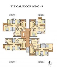 Project Image of 1348.0 - 1733.0 Sq.ft 2 BHK Apartment for buy in Suguna Upper Crest