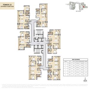 Project Image of 1183.0 - 2556.0 Sq.ft 2 BHK Apartment for buy in Abhee Codename New Dimension