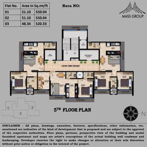 Project Image of 433.78 - 1058.53 Sq.ft 1 BHK Apartment for buy in Mass Eminence