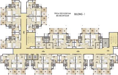 Project Image of 600.0 - 1900.0 Sq.ft 1 BHK Apartment for buy in Puravankara Silversands