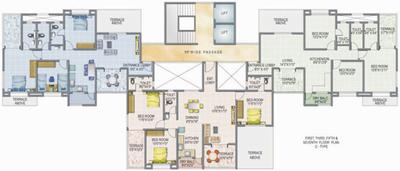 Project Image of 726.0 - 1139.0 Sq.ft 3 BHK Apartment for buy in Sai Brooklands Phase 1