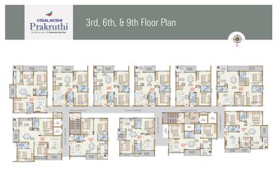 Project Image of 1020.0 - 1610.0 Sq.ft 2 BHK Apartment for buy in Visalakshi Prakruthi