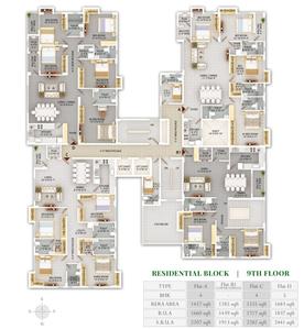 Project Image of 1913.0 - 2441.0 Sq.ft 3 BHK Apartment for buy in Anantam