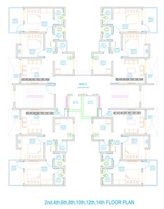 Project Image of 625.0 - 656.0 Sq.ft 2 BHK Apartment for buy in Sai Siddhi Casalino Towers Phase II