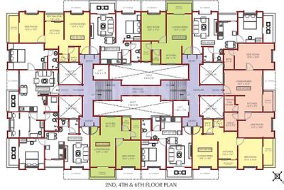 Project Image of 0.0 - 695.0 Sq.ft 2 BHK Apartment for buy in NG Madhupushpa