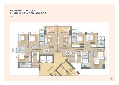 Project Image of 1400 Sq.ft 3 BHK Apartment / Flat for sale in Worli for Rs. 105000000